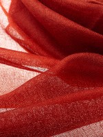 Тонкий красный палантин из премиум кашемира (пашмина) 