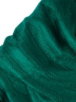 Жаккардово-ажурный палантин "Emerald" из 100% кашемира премиум-класса, пашмина