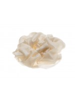 Белый палантин из неокрашенного 100% кашемира премиум-класса (пашмина) с теневым узором