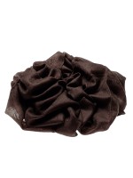 Жаккардовый палантин "Chocolate Brown" из 100% кашемира премиум-класса, пашмина