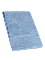 Голубой платок из 100% кашемира премиум-класса (пашмина) с теневым узором