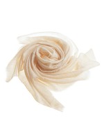 Белый платок из неокрашенного 100% кашемира премиум-класса (пашмина) с теневым узором пейсли