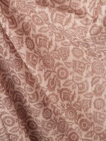 Шаль из 100% кашемира премиум-класса (пашмина) со светло-коричневым цветочным узором Kanika Jamawar 